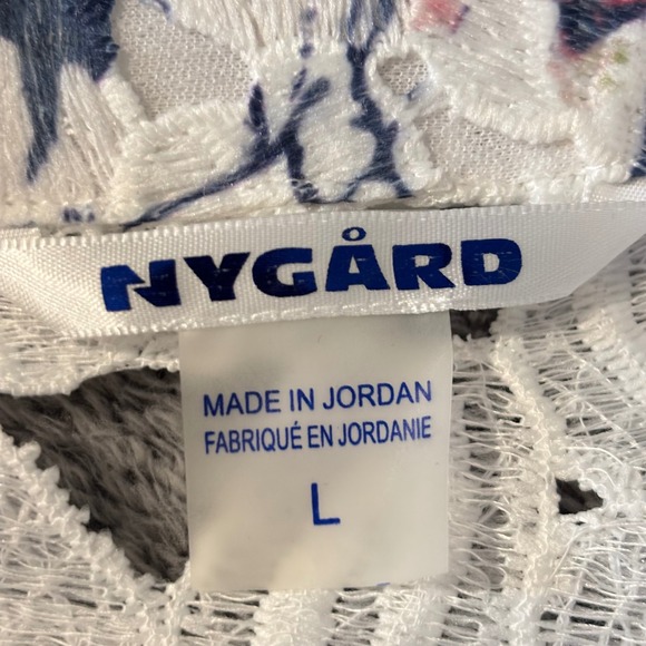 Vtg Peter Nygard Floral Long Blazer Jacket Large Deadstock Old Money Boho 19350 - Picture 3 of 11